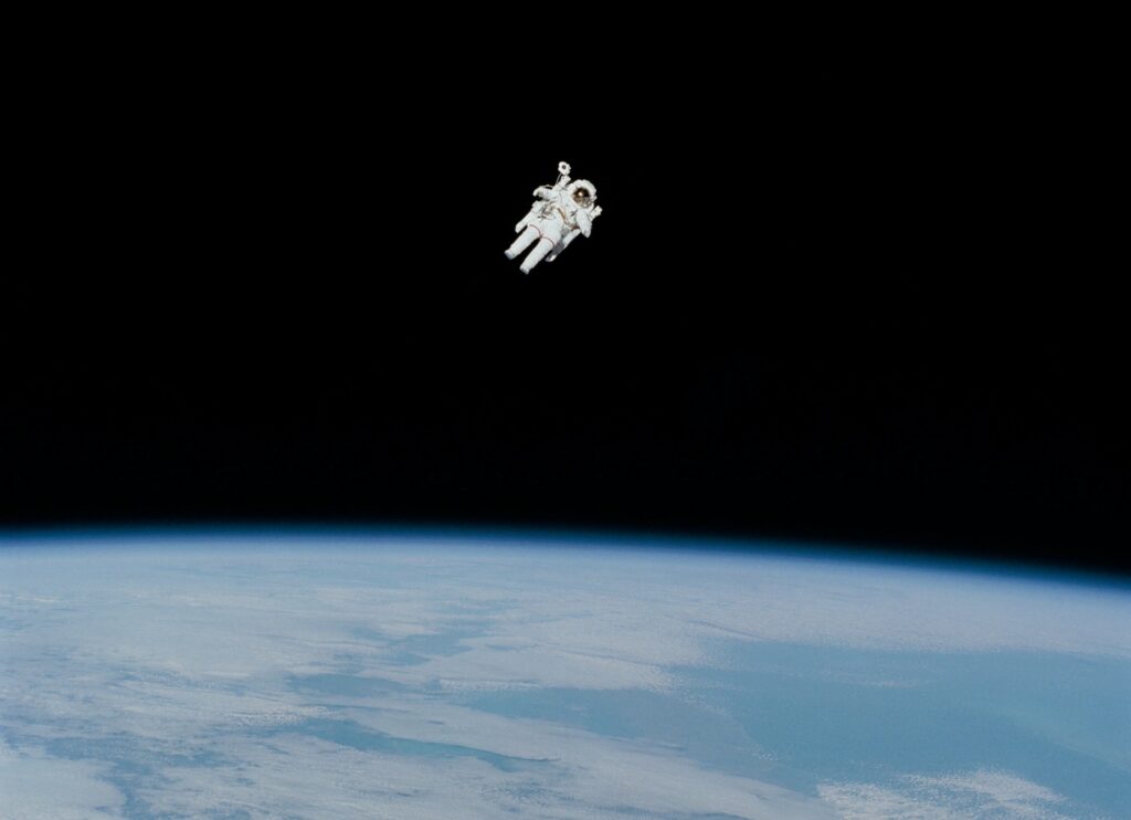 Astronaut in space